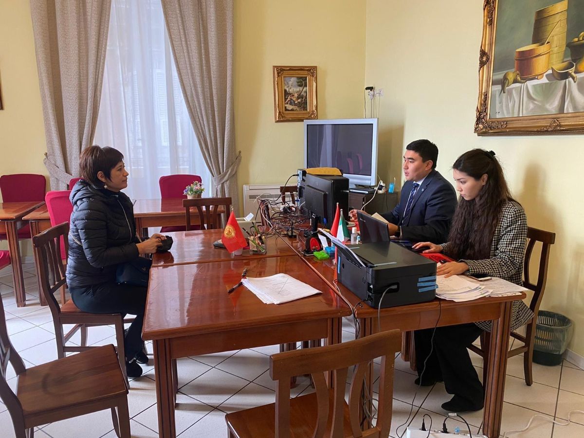 The Embassy of the Kyrgyz Republic in Italy carried out visits to places of compact residence of citizens of Kyrgyzstan in Italy