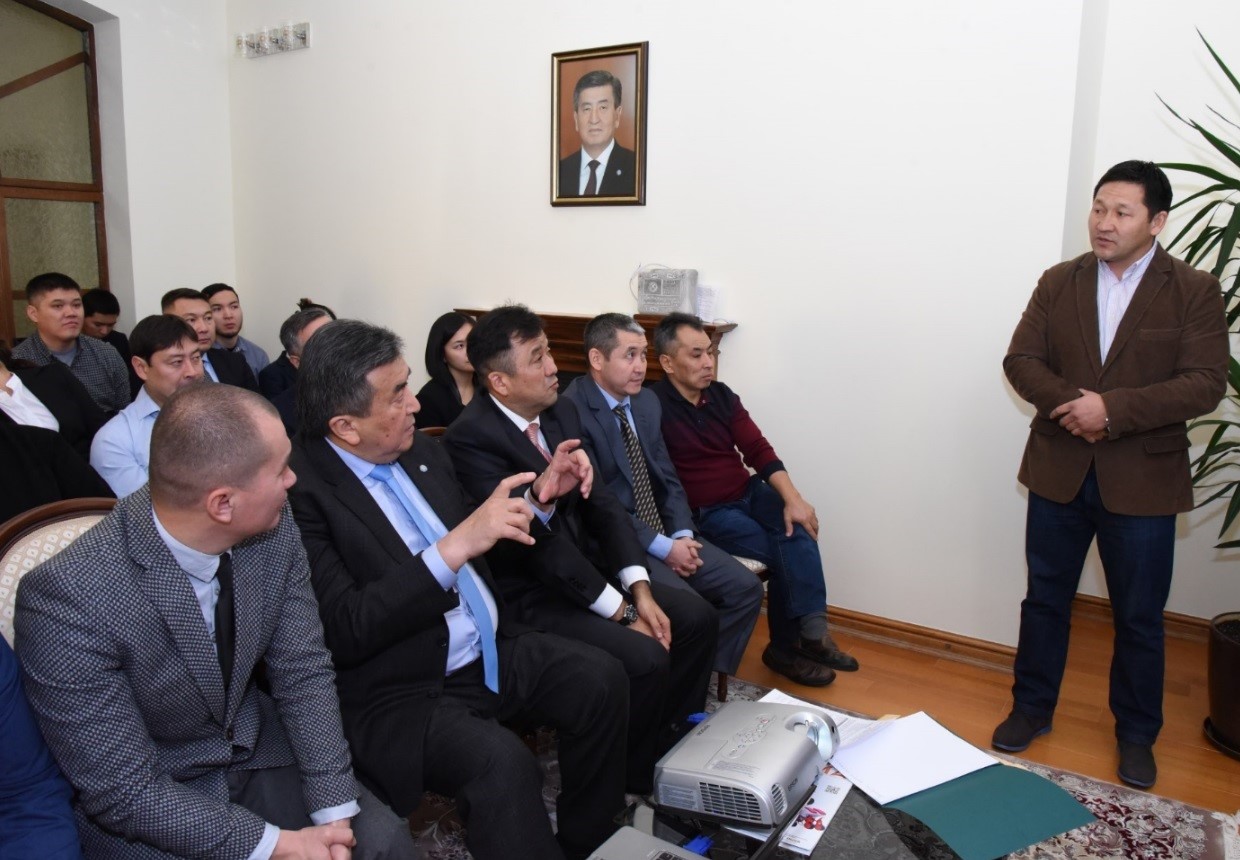 Ambassador Zh.Sharipov met with observers of the OSCE Special Monitoring Mission in Ukraine, citizens of the Kyrgyz Republic