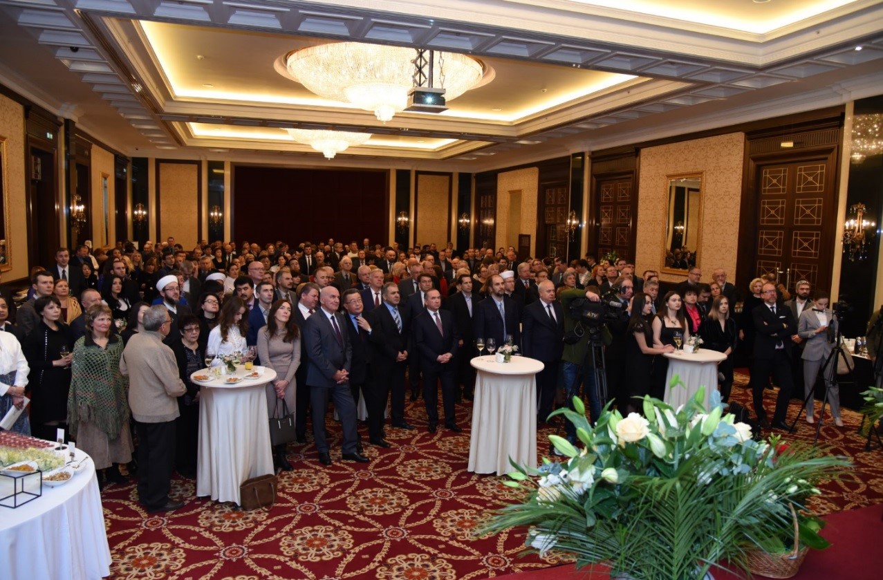 21 ноября 2018 г. Посольство провело дипломатический прием, посвященный 27-летию независимости Кыргызской Республики и 90-летию Ч.Айтматова.