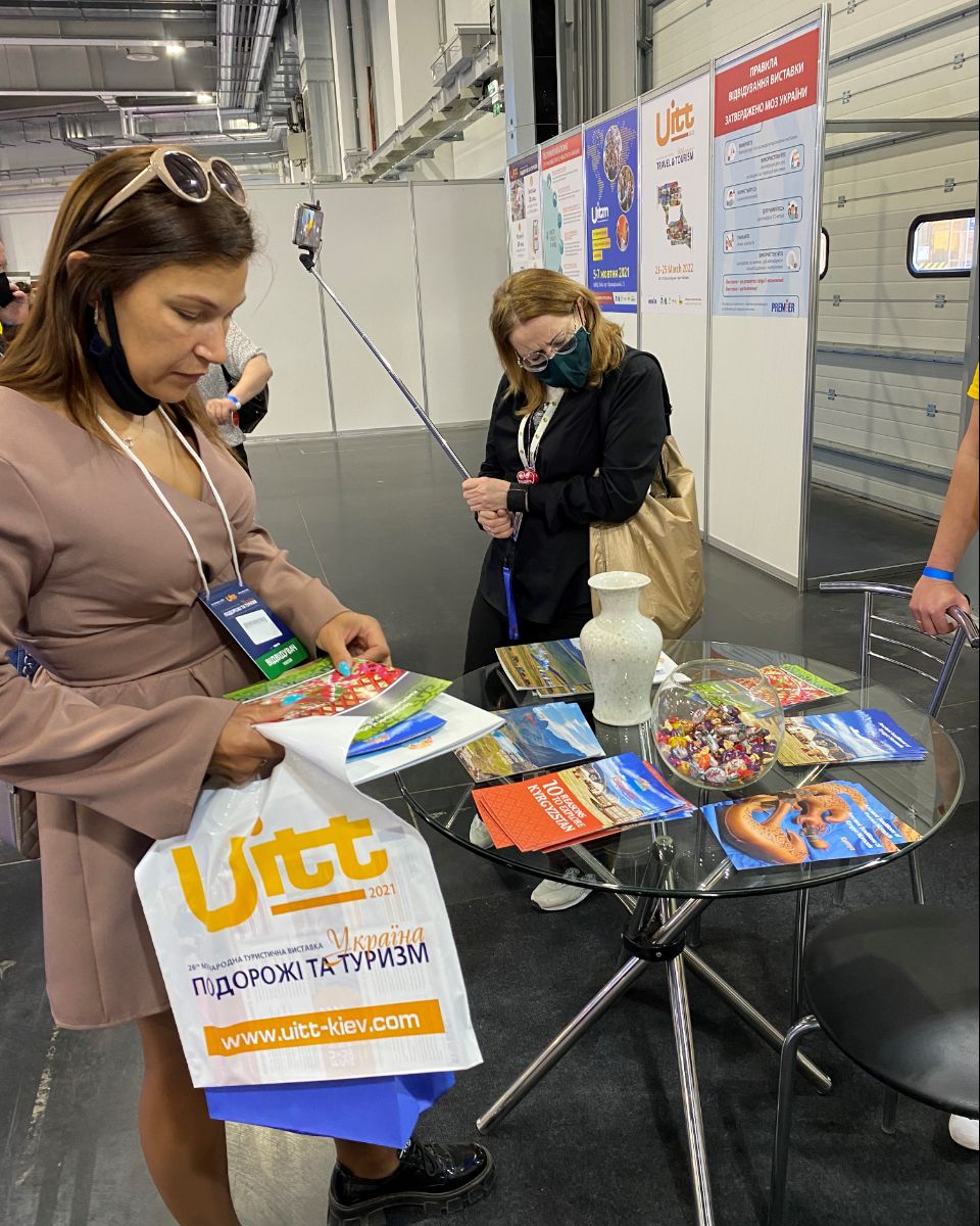 On May 11, 2021, the Embassy of the Kyrgyz Republic in Ukraine took part in the annual spring International Tourism Exhibition, held with the support of the Verkhovna Rada of Ukraine, the Ministry of Economy and Development of Ukraine, and the World Tourism Organization under the UN.
