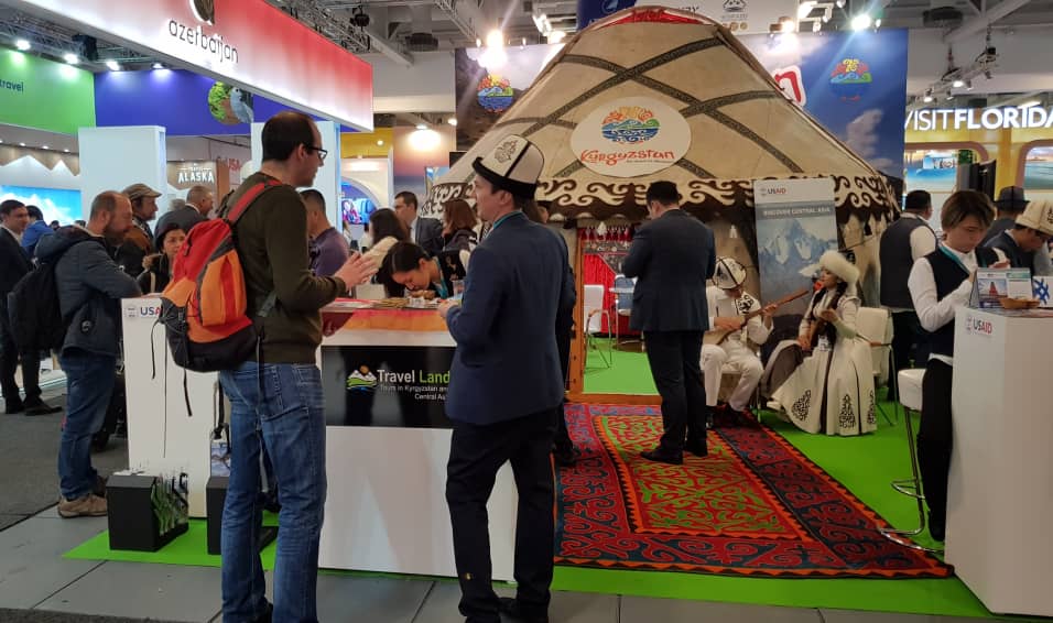 В этом году на крупнейшей международной туристической выставке в Берлине ITB-Berlin из Кыргызстана 16 туристических компаний выставили свои стенды.