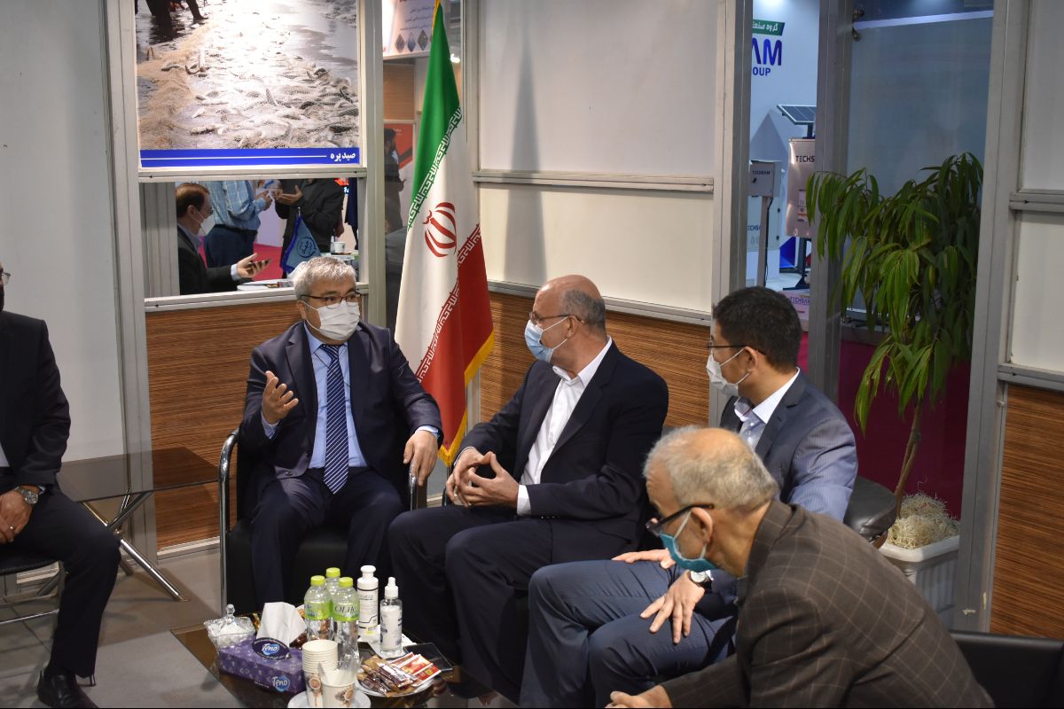 Посол КР в Иране Турдакун Сыдыков в городе Тегеран посетил международную выставку рыболовства, аквакультуры и морской продукции «IFEX-2021»
