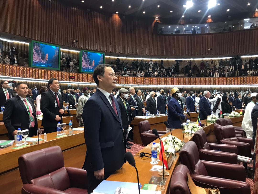 The delegation of the Kyrgyz Republic headed by Mr. Ruslan Kazakbaev, Minister of Foreign Affairs of the Kyrgyz Republic Ruslan Kazakbaev, is participating in the 48th session of the Council of Ministers of Foreign Affairs of the Organization of Islamic Cooperation