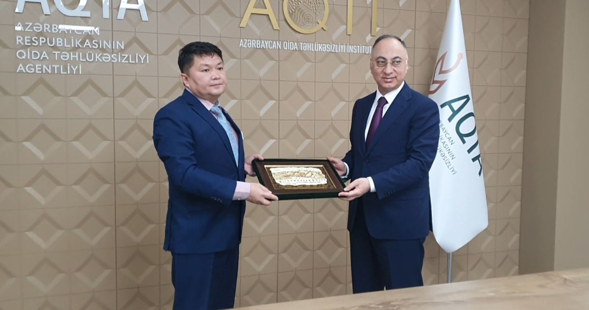 Ambassador K.M. Osmonaliev met with the Chairman of the Food Safety Agency of the Republic of Azerbaijan, Mr. G. Tahmazli