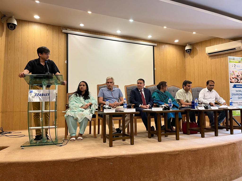 The Ambassador Extraordinary and Plenipotentiary of the Kyrgyz Republic to the Islamic Republic of Pakistan Ulanbek Totuiaev took part in the annual seminar on the occasion of the celebration of World Environment Day.