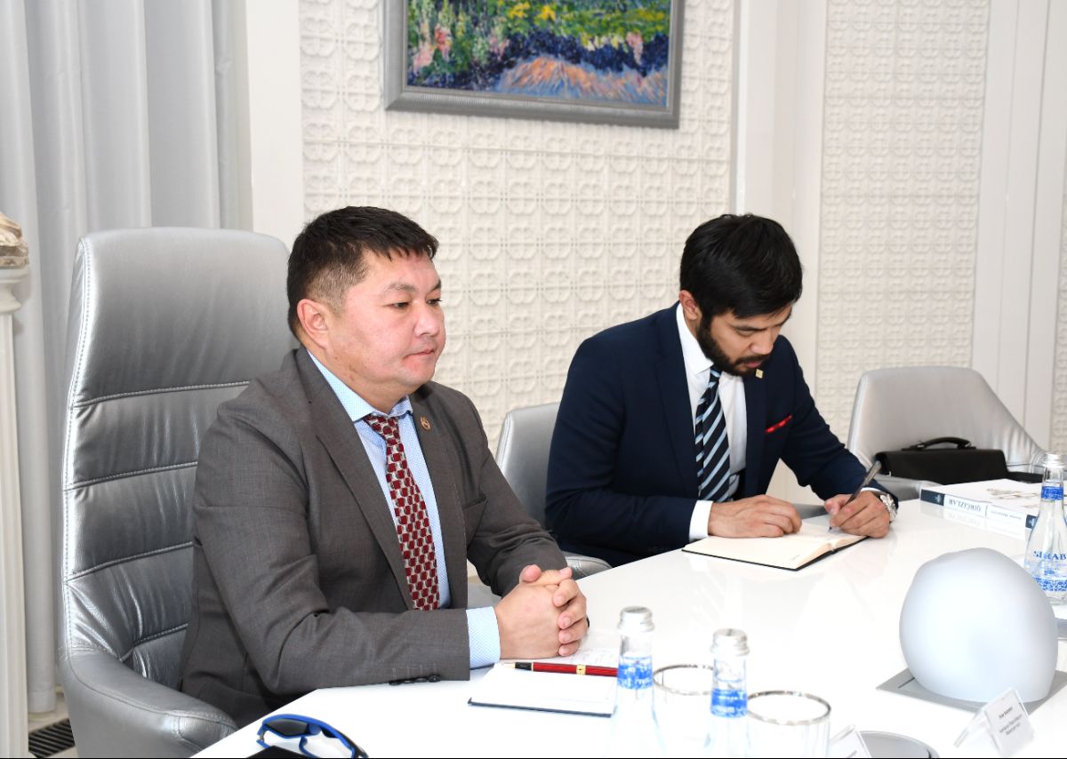 Ambassador of Kyrgyzstan to Azerbaijan Kairat Osmonaliev met with the Minister of Culture of Azerbaijan Anar Karimov
