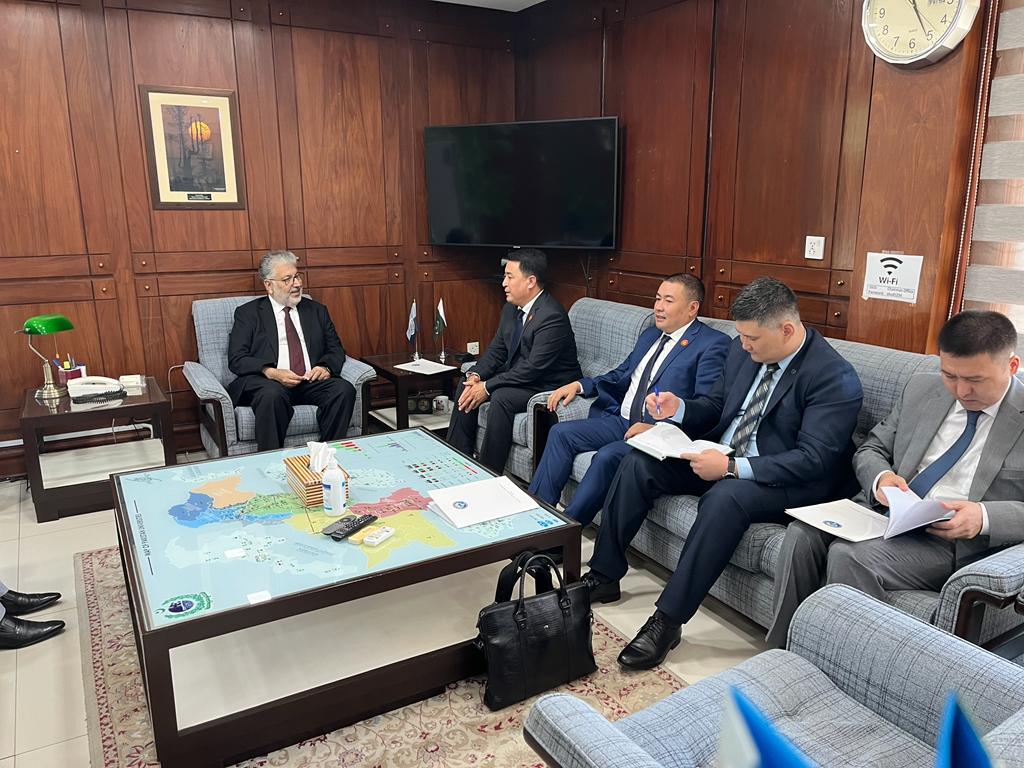 The Deputy Minister of Foreign Affairs of the Kyrgyz Republic H.E. Mr. Aibek Artykbaev met with the Chairman of the Higher Education Commission of the Islamic Republic of Pakistan H.E. Mr. Mukhtar Ahmed