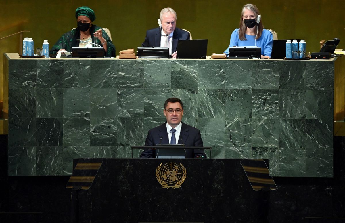 President of the Kyrgyz Republic Sadyr Zhaparov today, September 20, in New York (USA) addressed the 77th session of the UN General Assembly. 
