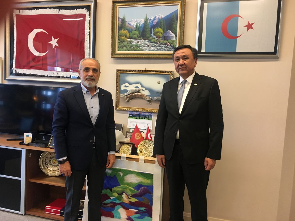 On May 22, 2019, there was held meeting of Ambassador Extraordinary and Plenipotentiary of the Kyrgyz Republic to the Republic of Turkey Kubanychbek Omuraliev with the Senior Advisor to the President of the Republic of Turkey Yalchin Topchu.