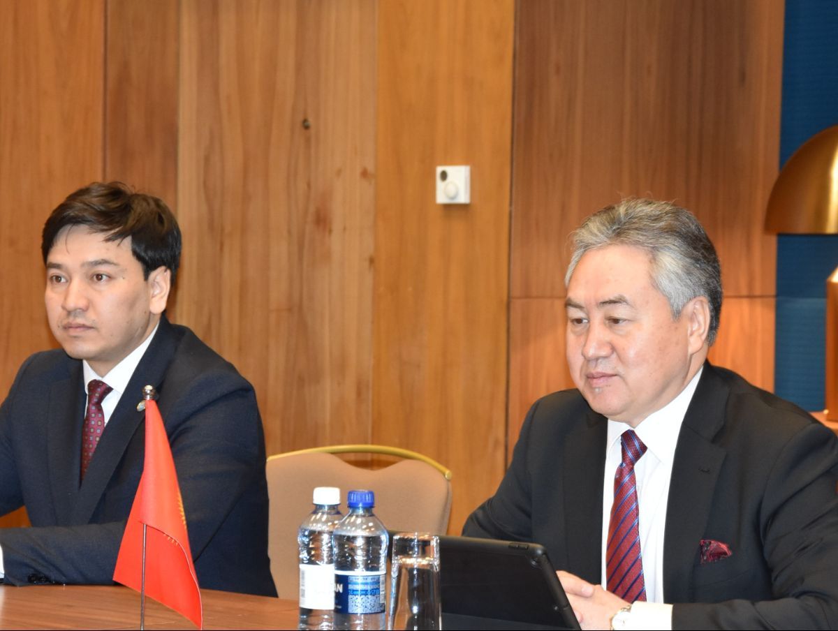 Minister of Foreign Affairs of the Kyrgyz Republic Zheenbek Kulubaev met with the Deputy Chairman of the Cabinet of Ministers, Minister of Foreign Affairs of Turkmenistan Rashid Meredov