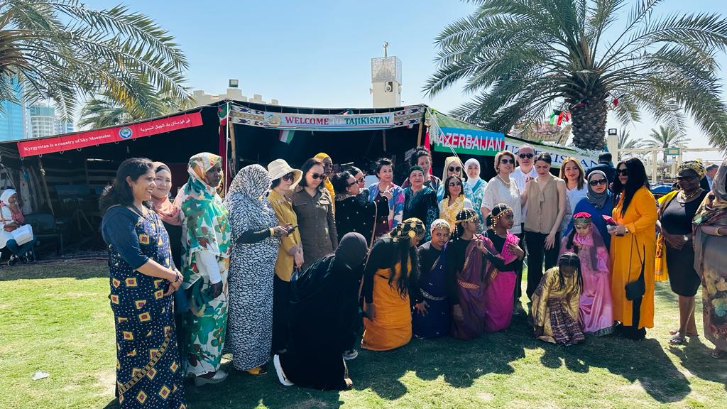 On March 18, 2023, the Embassy took part in the Spring Festival cultural exhibition dedicated to the Nooruz holiday, which was held at the Yaum Al-Bahar Cultural Center in Kuwait City.
This exhibition was organized by foreign diplomatic missions in Kuwait and was held with the participation of representatives of various sectors.
