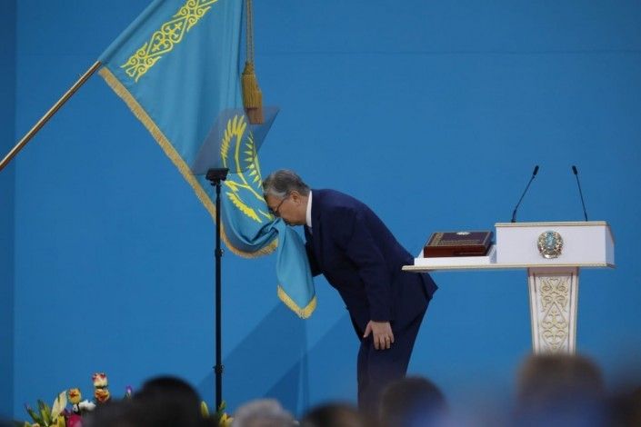 Участие Чрезвычайного и Полномочного Посла Кыргызской Республики в Республике Казахстан Ж.Кулубаева на церемонии инаугурации Президента Казахстана Касым-Жомарт Токаева 12 июня 2019 года