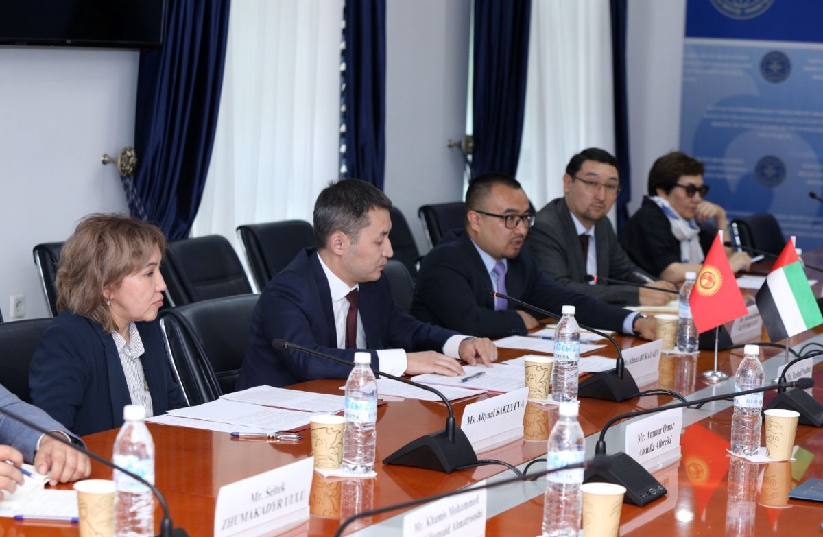 Состоялось 1-е заседание межмидовских кыргызско-эмиратских консультаций в консульской сфере

8 августа 2023 года в г. Бишкек состоялось 1-е заседание межмидовских кыргызско-эмиратских консультаций в консульской сфере на уровне глав консульских служб двух стран.