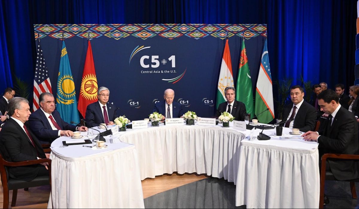 Президент Садыр Жапаров принял участие в первом Саммите «Центральная Азия и США»