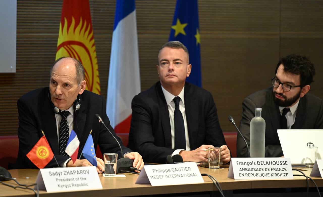 Президент Садыр Жапаров призвал деловые круги Франции к активному сотрудничеству с предпринимателями из Кыргызстана