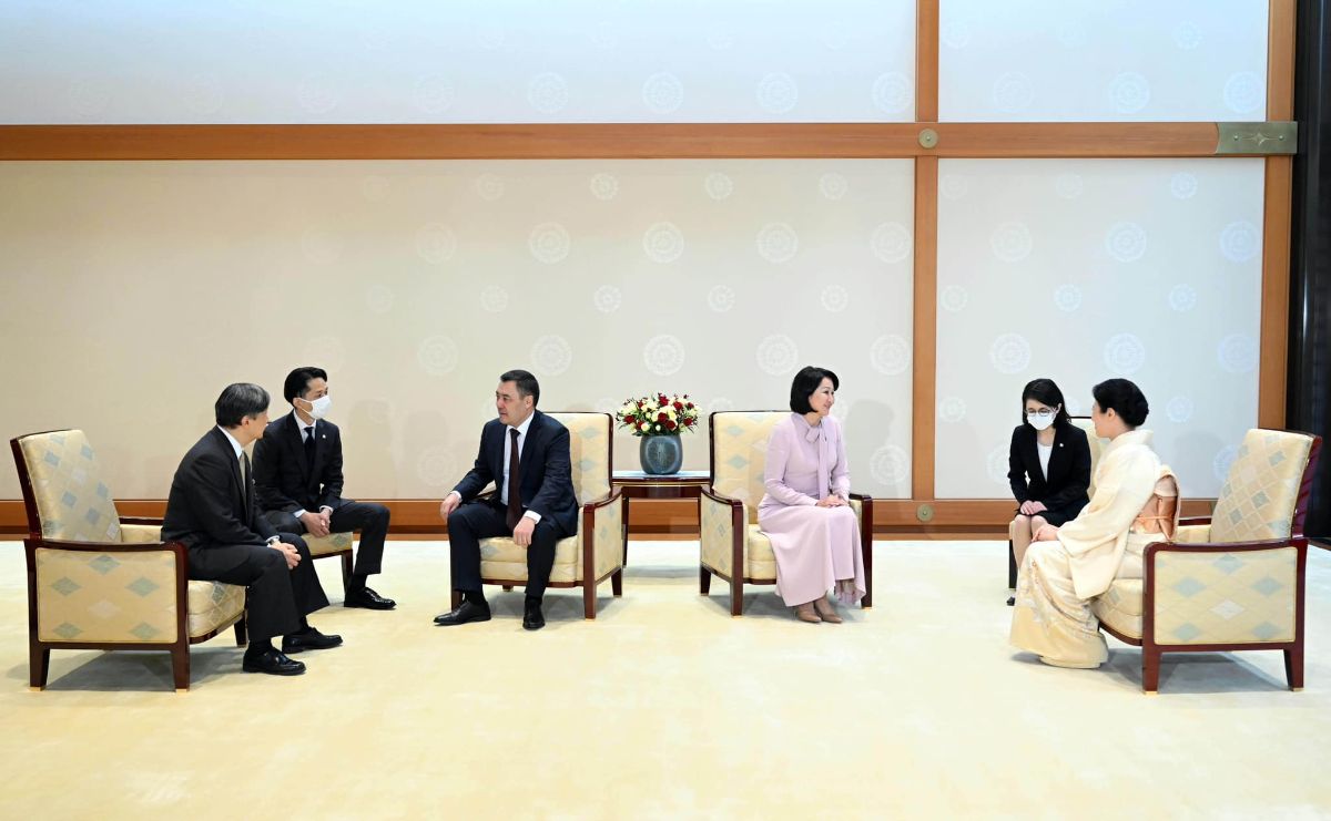 Президент Садыр Жапаров встретился с Императором Японии Нарухито и Императрицей Масако