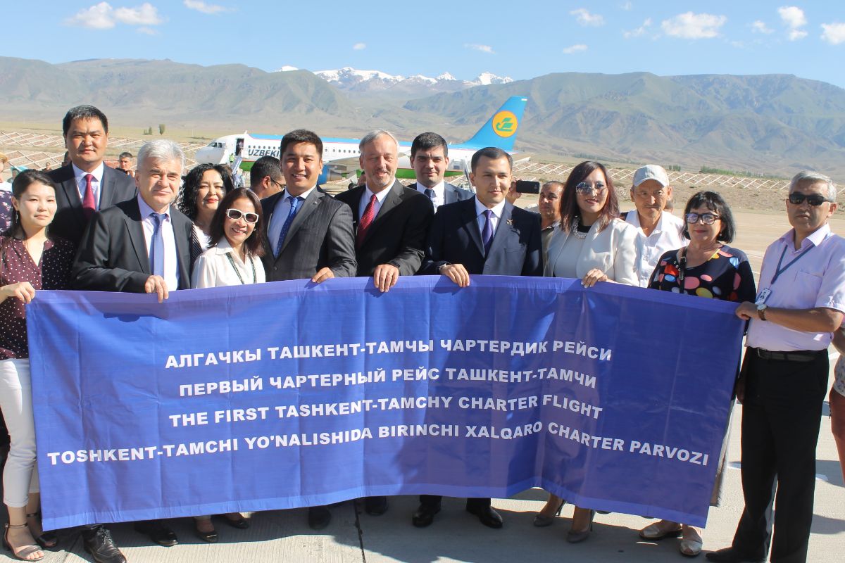 Within the framework of the implementation of the Program of the Government of the Kyrgyz Republic for the development of the tourism sector for 2019–2023, with the active assistance of the Embassy of the Kyrgyz Republic in the Republic of Uzbekistan, on June 27, 2019, the Tashkent-Tamchy-Tashkent route was resumed.