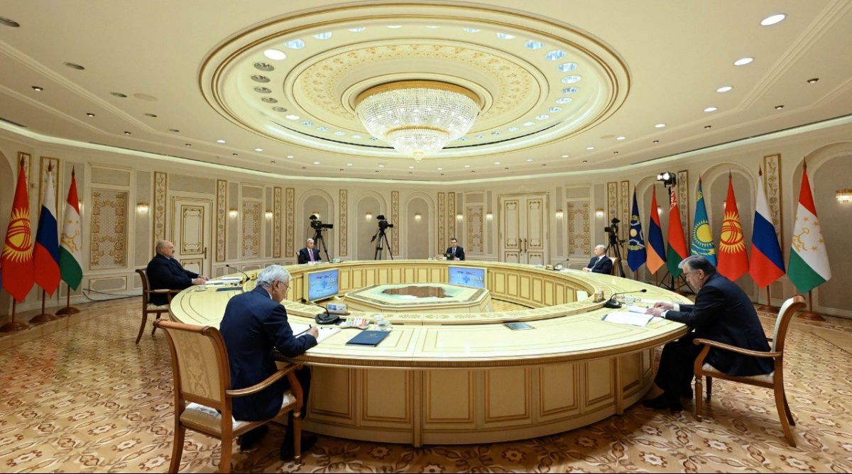 Президент Кыргызской Республики Садыр Жапаров сегодня, 23 ноября, выступил на очередной сессии Совета коллективной безопасности Организации Договора о коллективной безопасности в узком формате, проходящей в г. Минск.