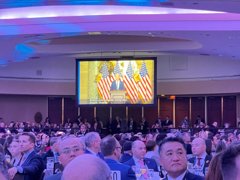 On February 1, 2024, in Washington, D.C., a Kyrgyz delegation participated in the annual National Prayer Breakfast organized by the U.S. Congress. 
Members of the U.S. Government and Congress, as well as parliamentarians, businessmen and religious representatives from more than 140 countries were invited to this event. 
The Kyrgyz delegation was represented by deputies of the Jogorku Kenesh of the Kyrgyz Republic Nurzhigit Kadyrbekov and Meikinbek Abdaliev, as well as Ambassador of the Kyrgyz Republic to the United States and Canada Baktybek Amanbaev.
For reference: The National Prayer Breakfast (NPB) is an annual event held in the United States since 1953 on the first Thursday of February. The event aims to build relationships, mutual understanding and harmony among political, religious, social and business elites from around the world.
