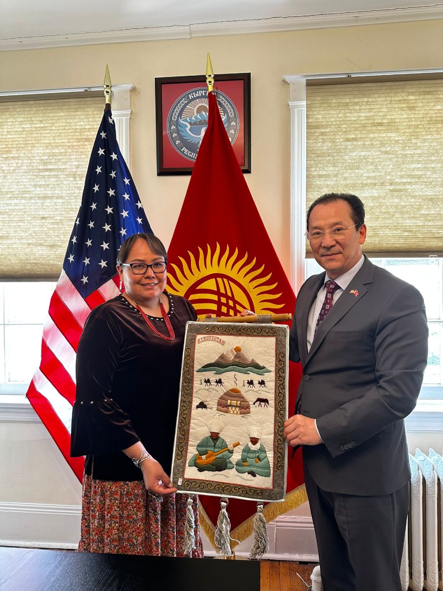 The issue of strengthening cultural ties between the United States and Kyrgyzstan was discussed