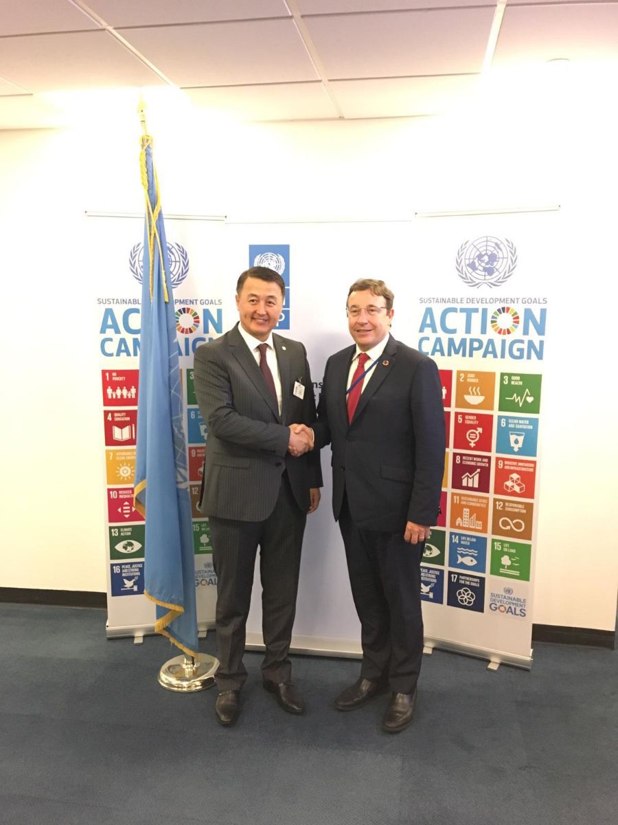 On July 16-19, 2019 Deputy Prime Minister of the Kyrgyz Republic Zamirbek Askarov, as a head of Kyrgyzstan’s delegation, took part in High-level segment of High-Level Political Forum on Sustainable Development