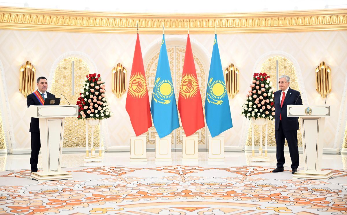 Президент Садыр Жапаров награжден орденом «Достык» І степени - государственной наградой Республики Казахстан