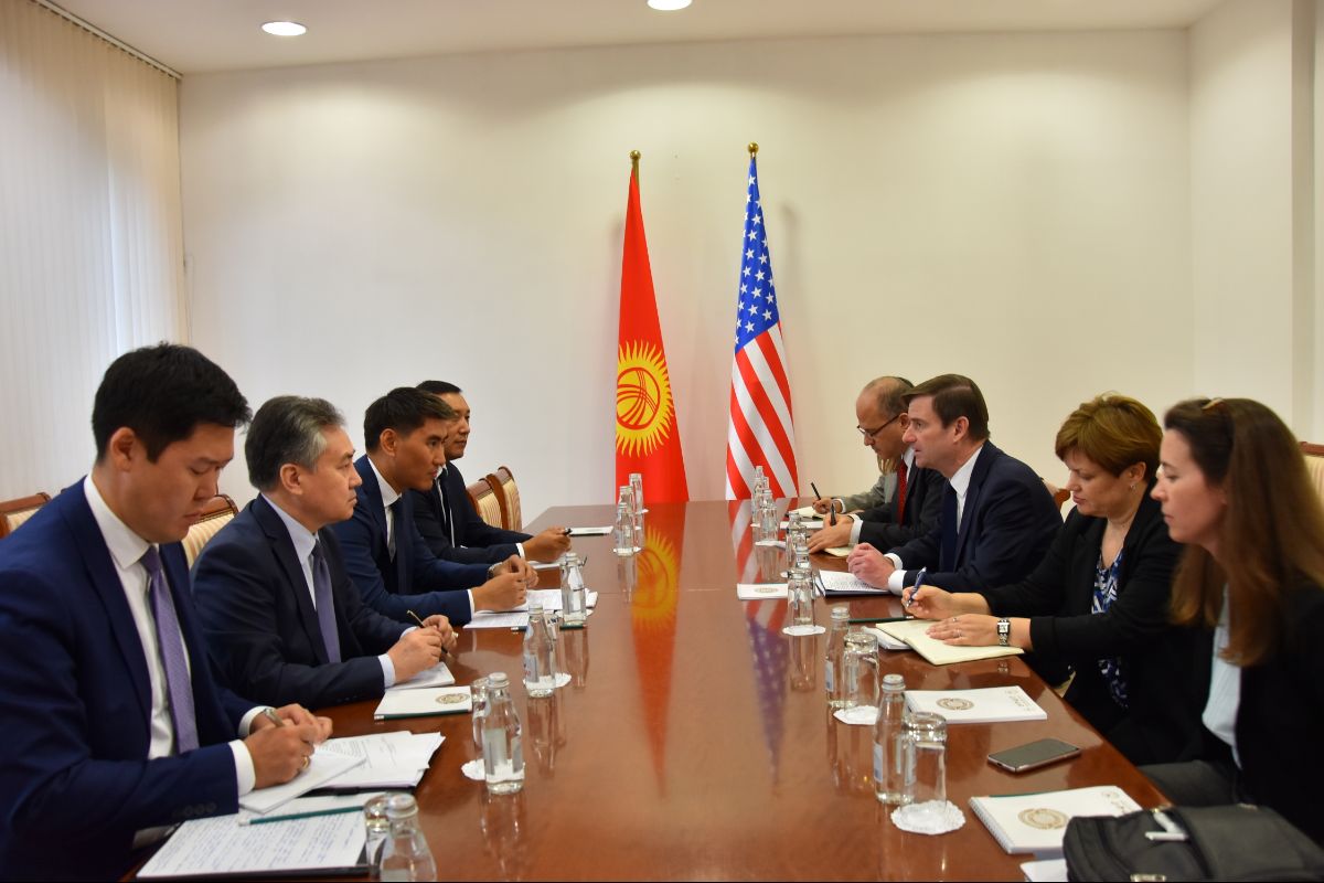 The American side has expressed its support to fighting against corruption conducted by the President of the Kyrgyz Republic S.Zheenbekov