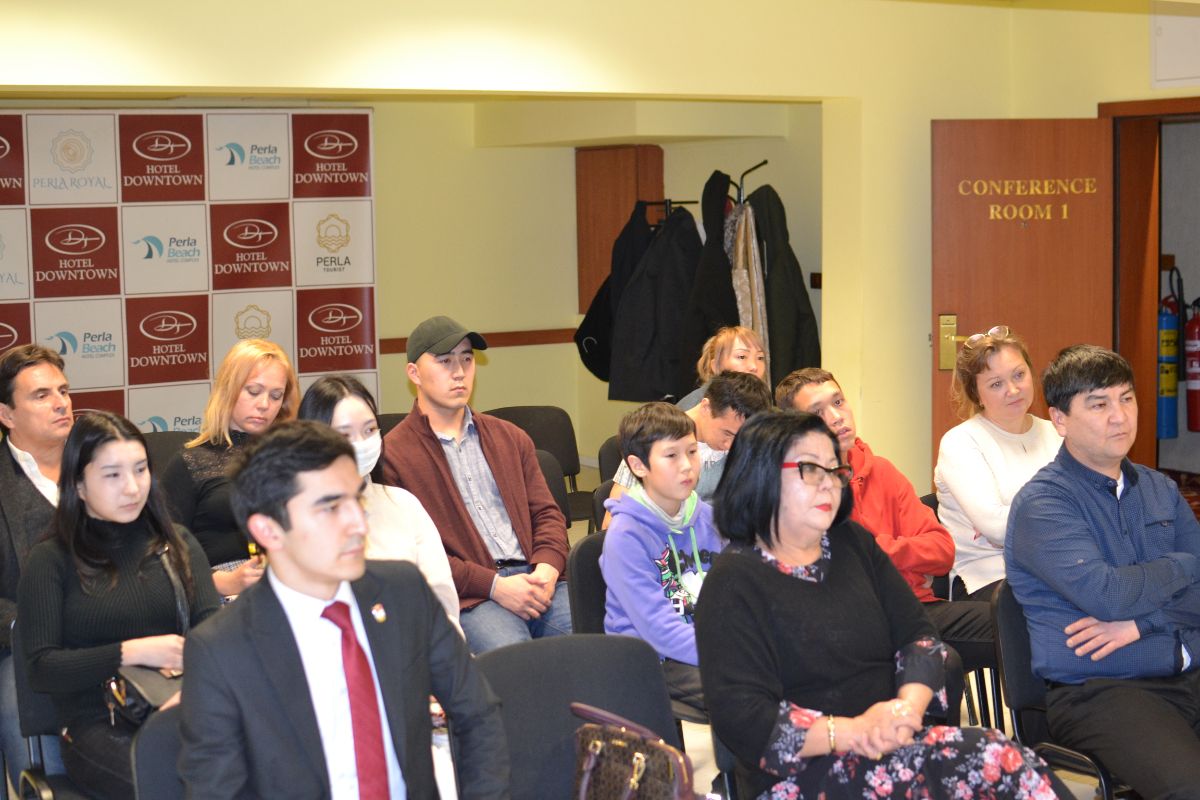 December 14,2019 Ambassador Extraordinary and Plenipotentiary of the Kyrgyz Republic in the Republic of Bulgaria ZhusupbekSharipov held a meeting with citizens of the Kyrgyz Republic permanently and temporarily residing in the Republic of Bulgaria.