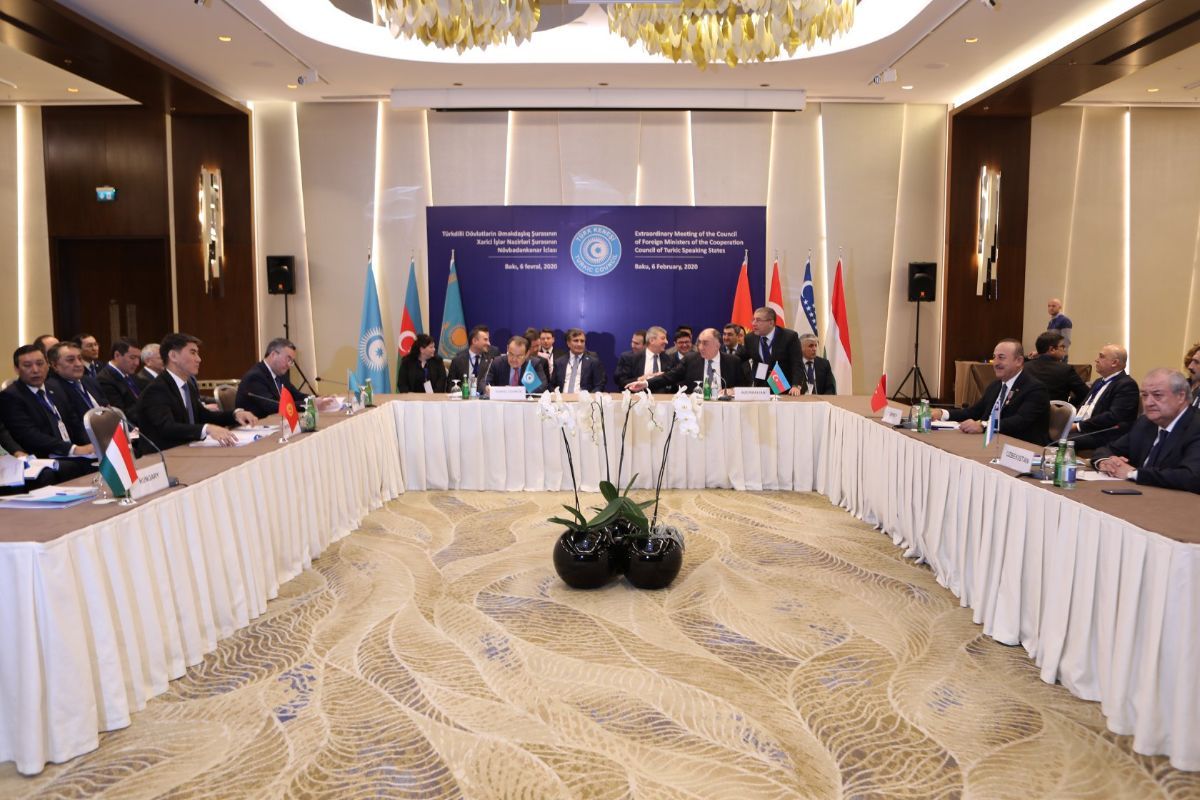 Bakü'de Türk Konseyi Dışişleri Bakanları Konseyi'nin olağanüstü toplantısı yapıldı