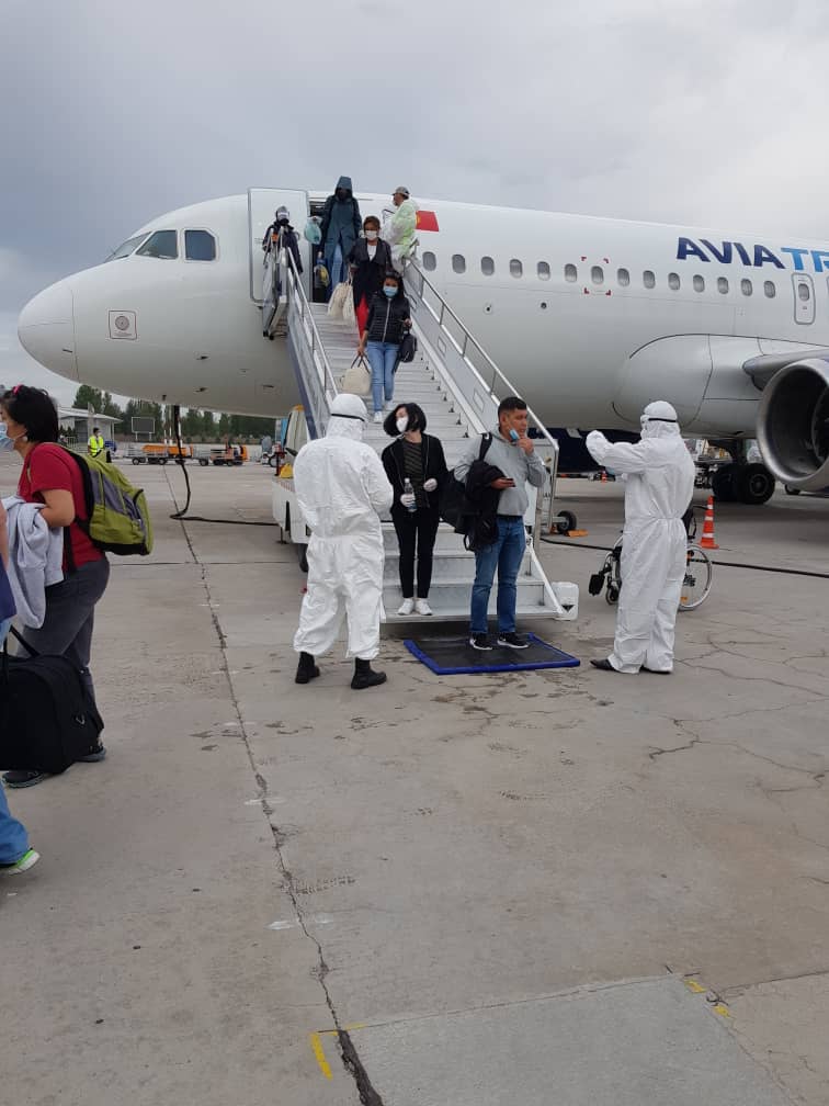 В Бишкек из Минска вернулись 179 граждан Кыргызстана
