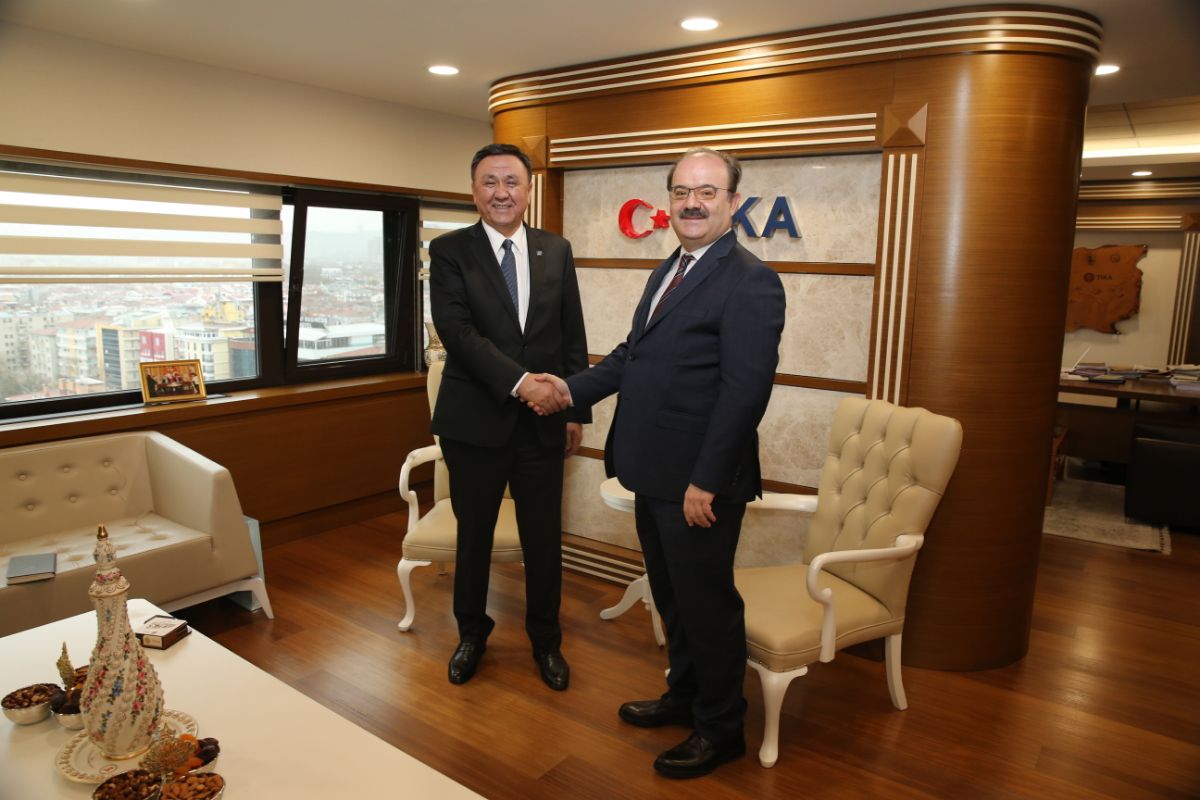 On April 16, 2019, Ambassador Extraordinary and Plenipotentiary of the Kyrgyz Republic to the Republic of Turkey Kubanychbek Omuraliev met with the President of the Turkish Agency for Cooperation and Development (TIKA) Serdar Cham
