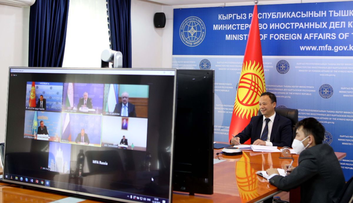 Министр иностранных дел Кыргызской Республики Руслан Казакбаев принял участие в Третьей встрече министров иностранных дел государств Центральной Азии и Российской Федерации
