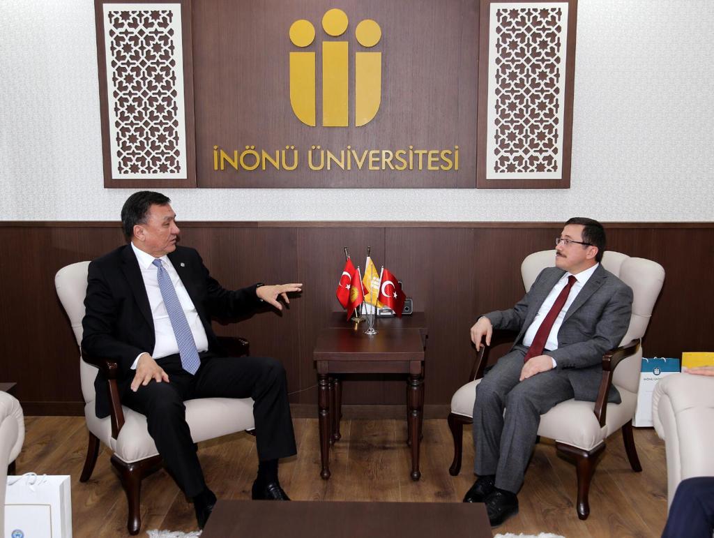2020-01-15 With the rector of Inonu university A. Kızılay 