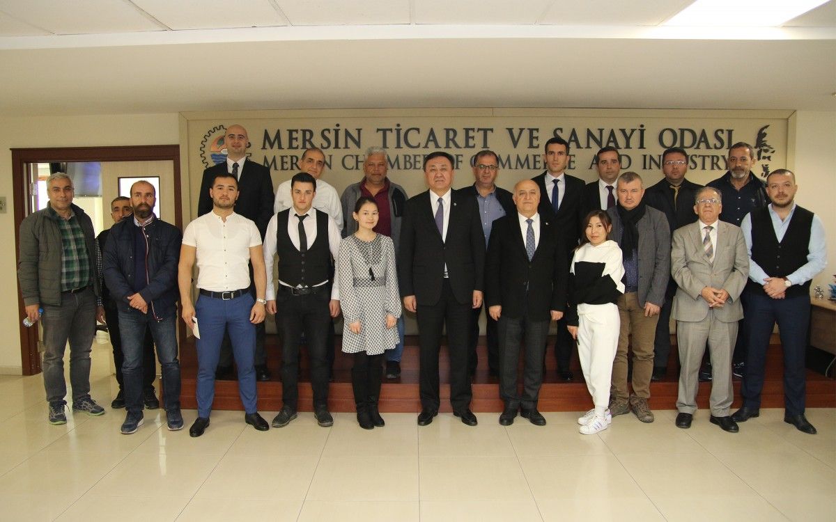2020-02-28 President of the Mersin Chamber of Commerce and Industry A. Kızıltan and businessmen