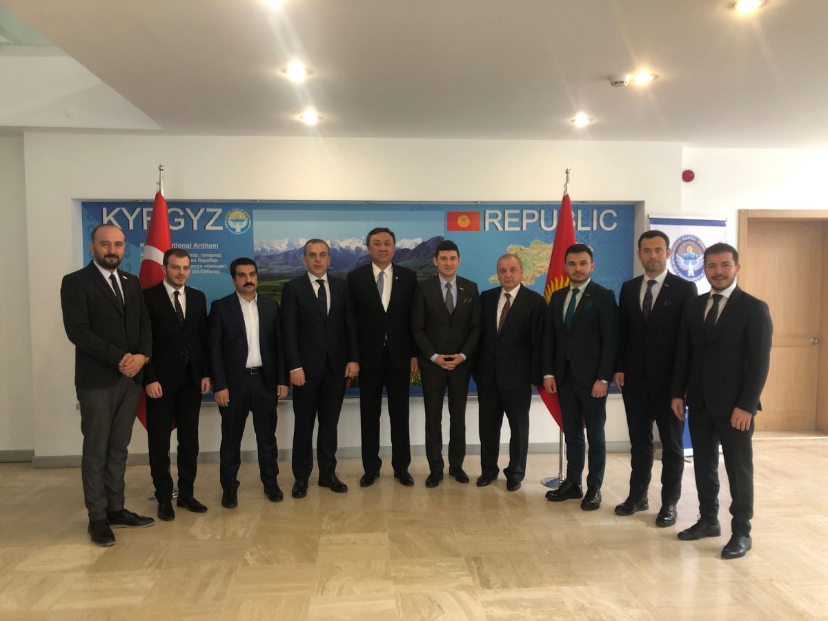 2020-03-06 With the Chairman  of the Kyrgyz-Turkish Business Council A. Mıstaçoğlu 