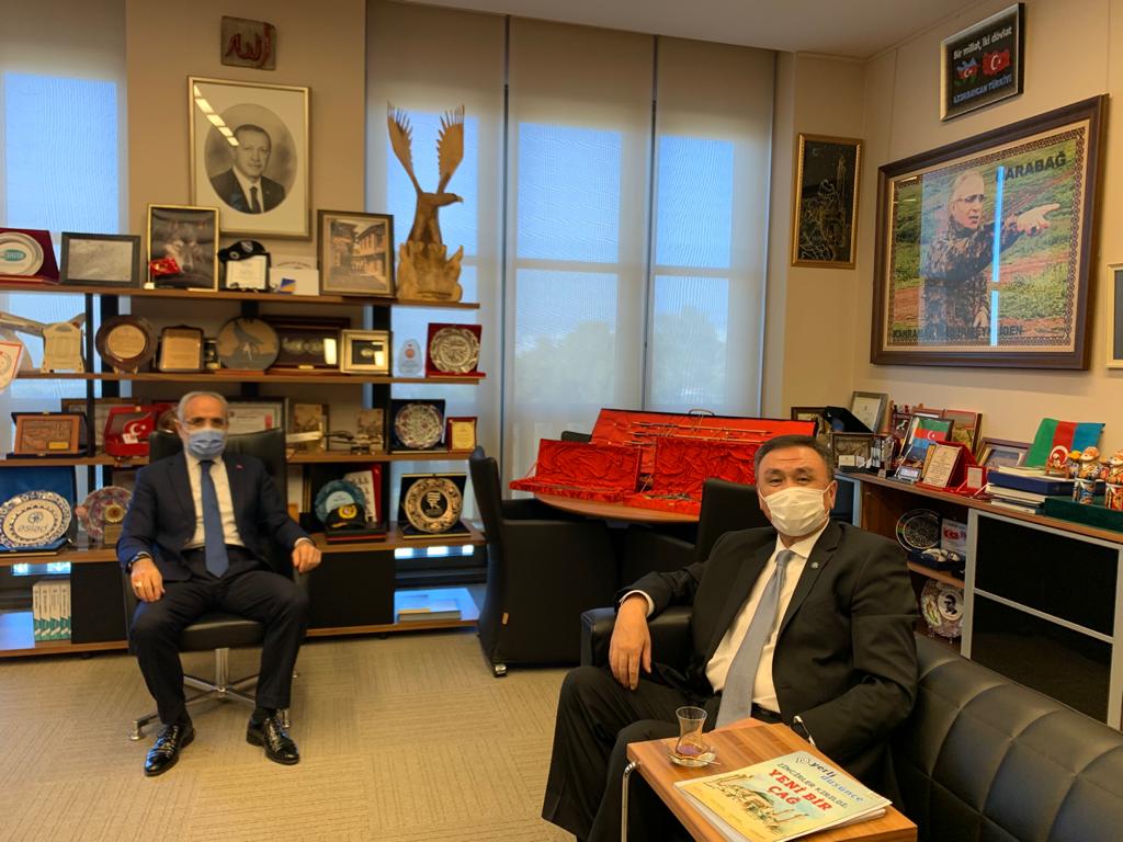 2020-12-30 With the Chief Adviser to the President of  Turkey Topchu