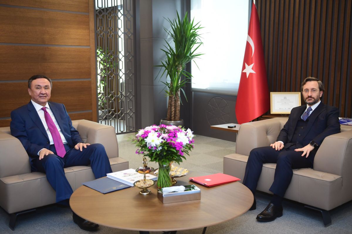 03.02.2021 With the  Communications Director of the Presidency of the Republic of Turkey Prof. Fahrettin Altun