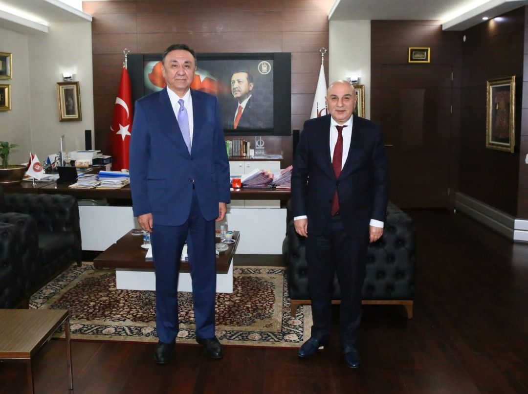 16.02.2021 With the Head of the Kecioren Municipality of Ankara Mr. Turgut Altinok
