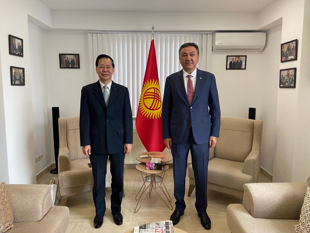 01.06.2021 With the Ambassador of the Kingdom of Cambodia to the Republic of Turkey Kim Heng Meas