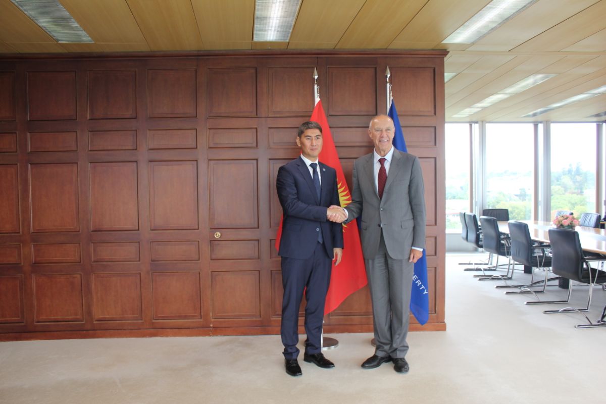 Mr.Aidarbekov met with Director- General of the World Intellectual Property Organization (WIPO) Mr.Francis Gurry