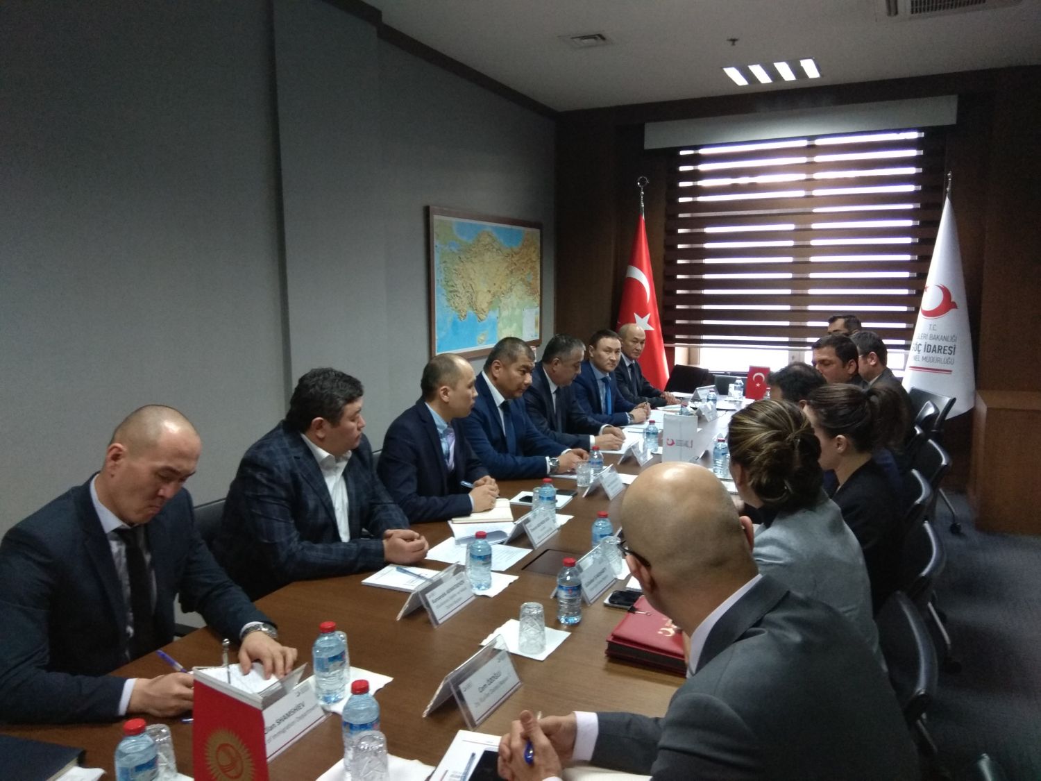 On February 26, 2019 in Ankara, with the assistance of the Embassy of the Kyrgyz Republic in Turkey, a visit of Kyrgyz delegation headed by S.Toktokolotov, Deputy Chairman of the State Migration Service under the Government of the Kyrgyz Republic. 
