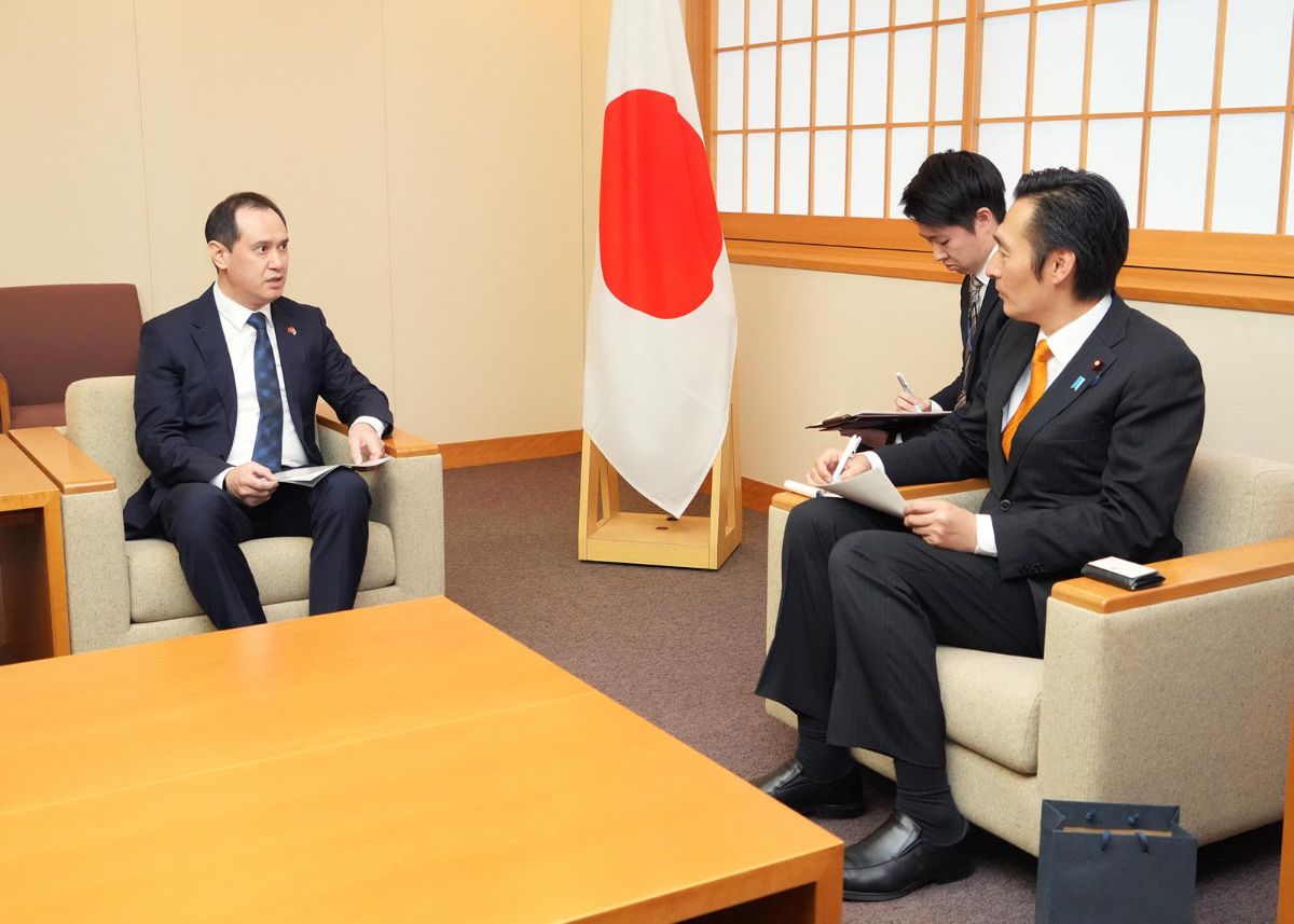 About meetings of the Ambassador of the Kyrgyz Republic to Japan E. Osoev with the Deputy Minister of Foreign Affairs of Japan-State Minister Mr. Kyoto Tsuji and Parliamentary Vice Minister of Foreign Affairs of Japan Mr. Yoshiro Fukuzawa
