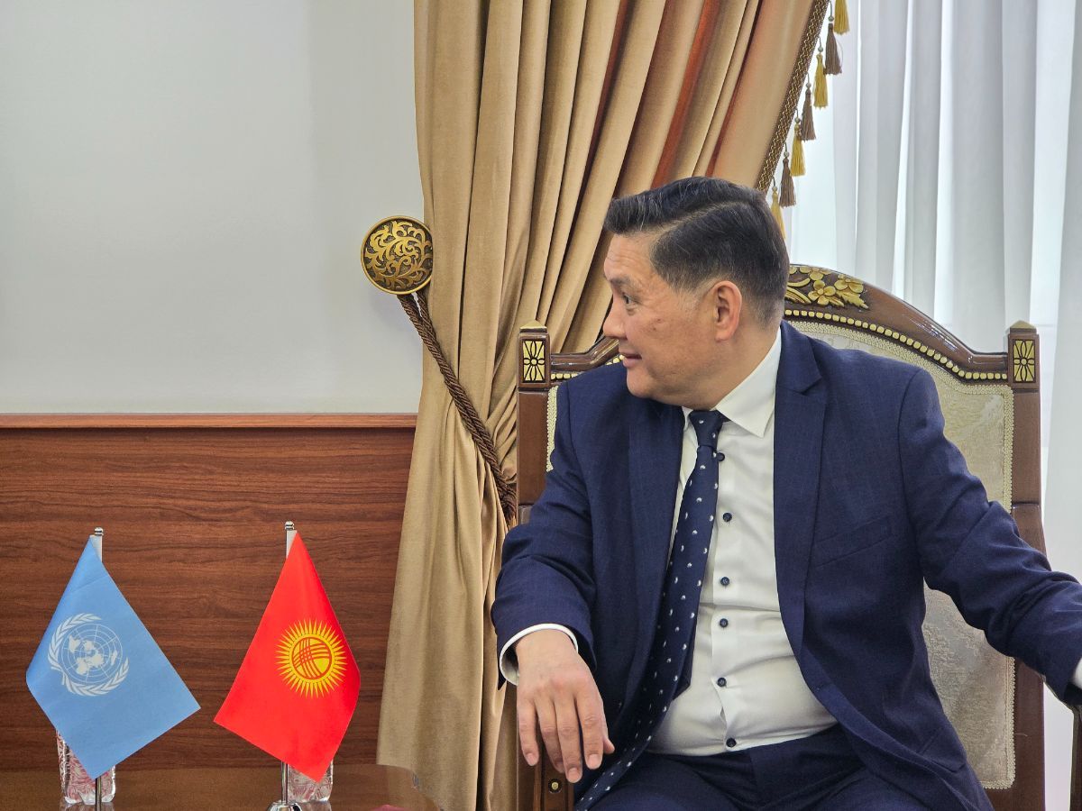 First Deputy Minister of Foreign Affairs Mr. Asein Isaev held a meeting with the Regional Representative of the UNHCR in Central Asia, Mr. Hans Friedrich Schodder, on the occasion of the completion of his diplomatic mission