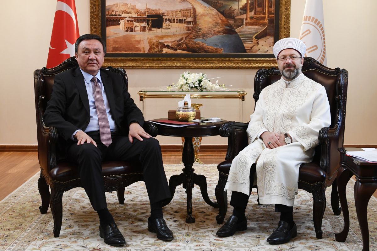 2019-10-10 With the President of Religious Affairs Prof. Dr. Ali Erbaş