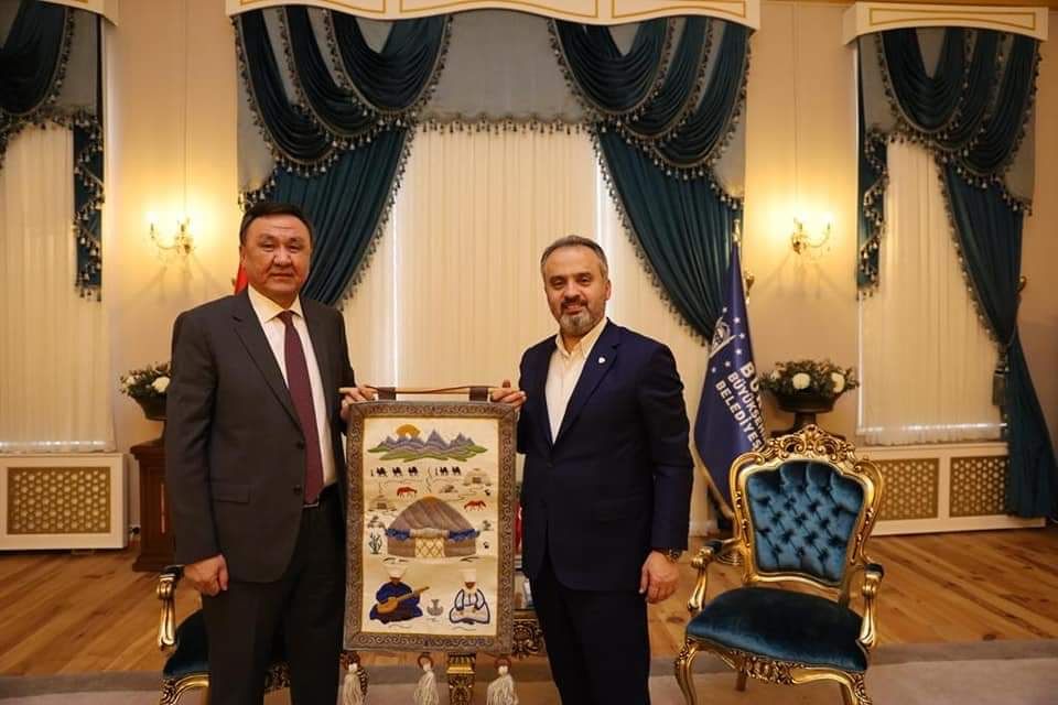 2020-02-13 With the mayor of Bursa A. Aktash