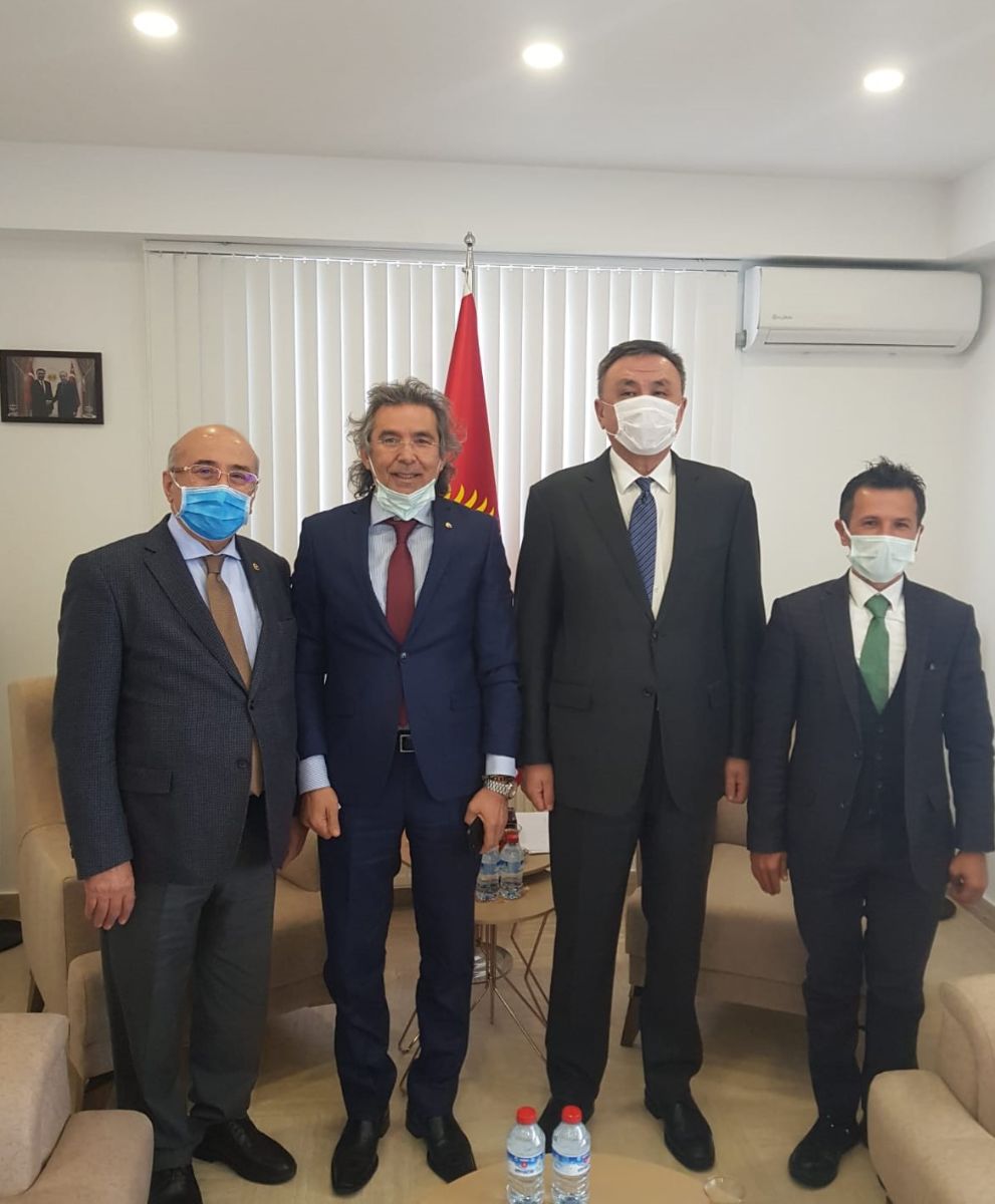 17.02.2021 With the Member of the parliament of Turkey from the province of Mersin Behich Celik and businessmen-members of the Chamber of Commerce and Industry of Mersin