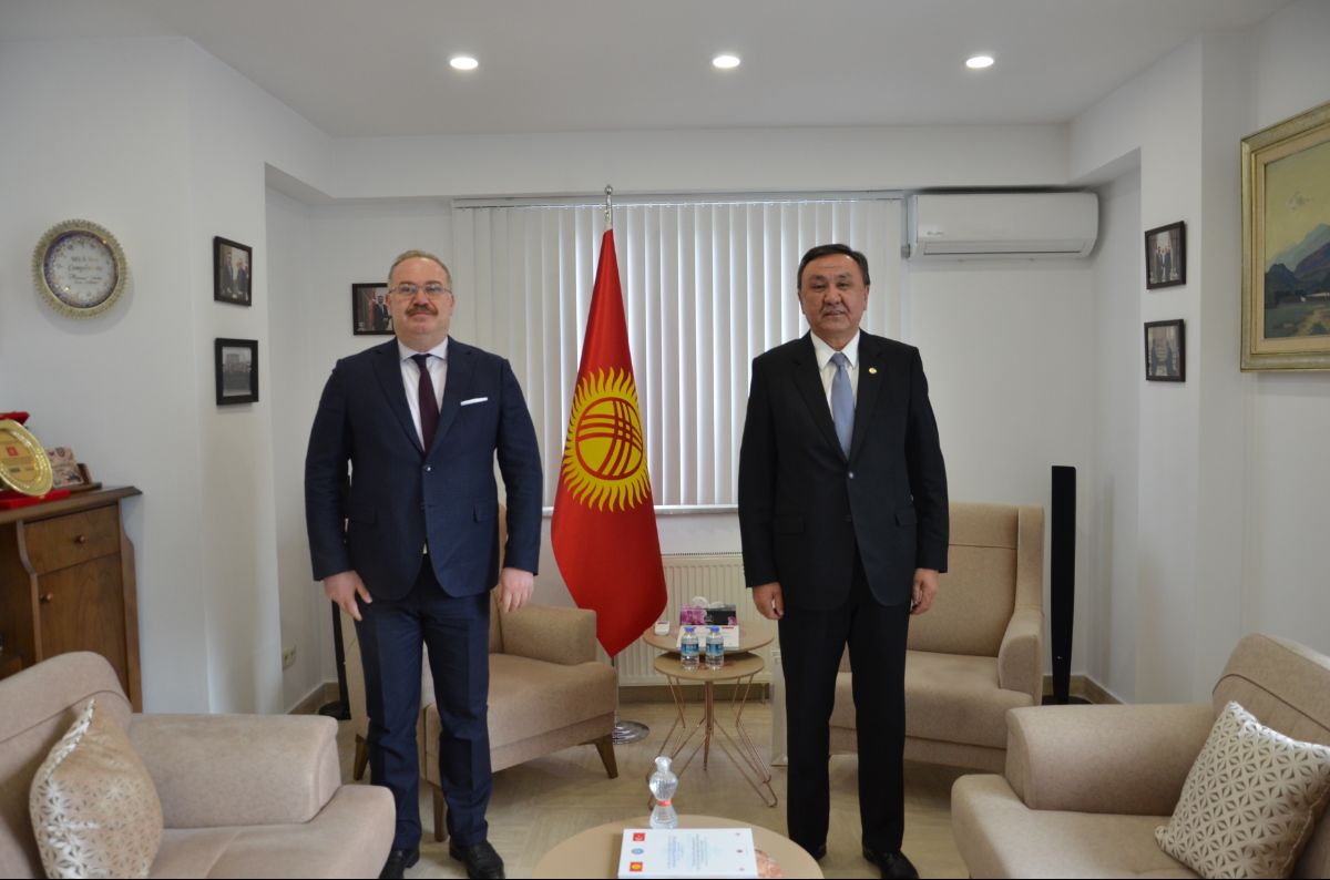 12.04.2021 With the Ambassador Extraordinary and Plenipotentiary of Turkey to the Kyrgyz Republic Ahmet Sadık Dogan